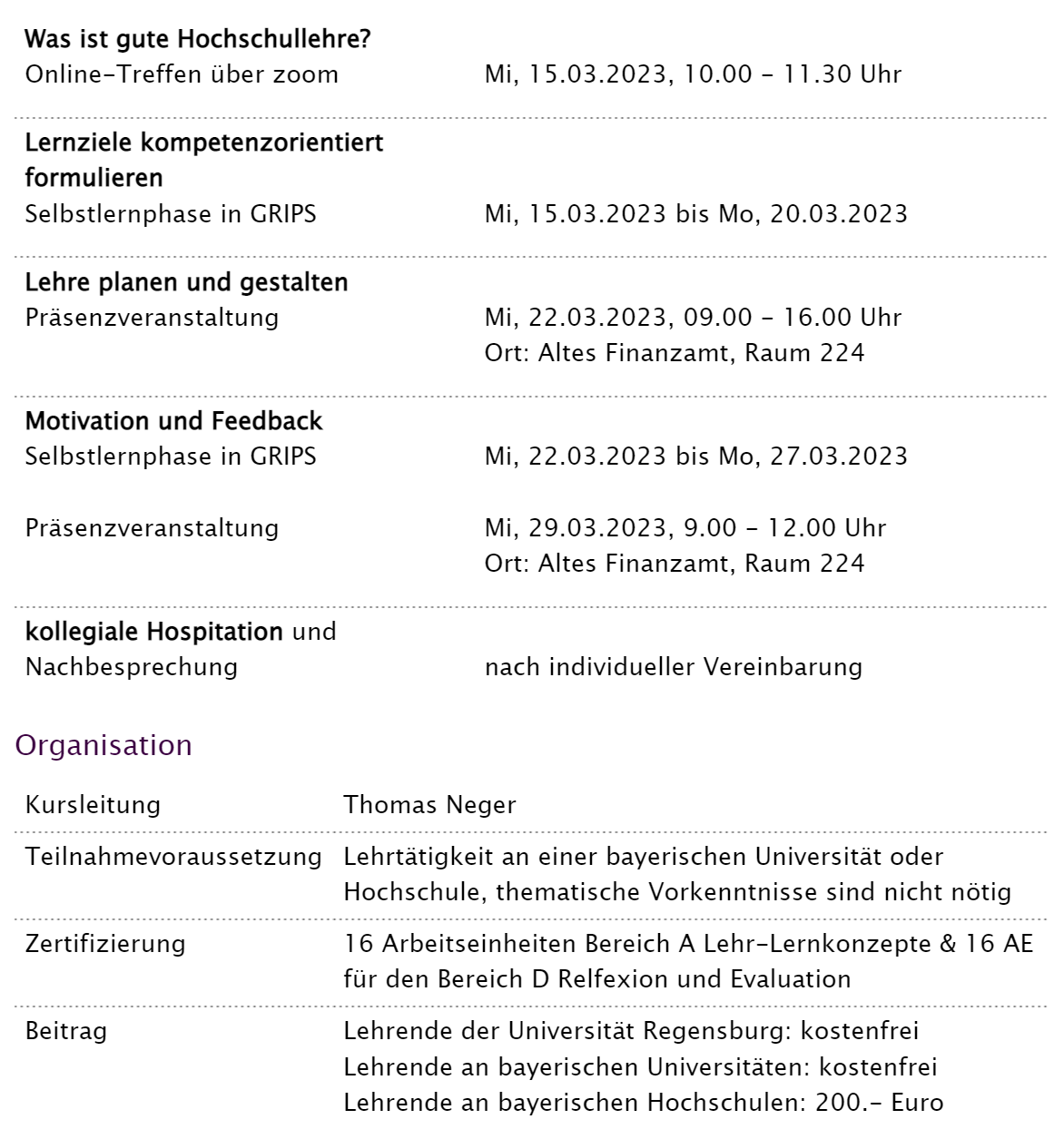 GRIPS Frühjahr/ Sommer 2023 GRIPS